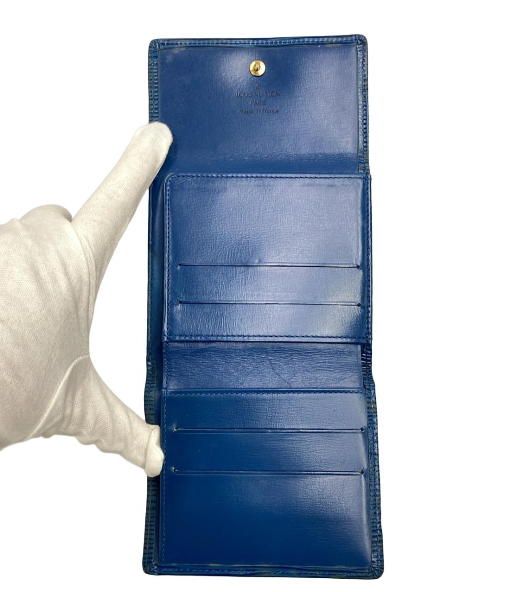 ルイ・ヴィトン 三つ折り財布 ポルトモネビエカルトクレディ エピ M63485 メンズ LOUIS VUITTON