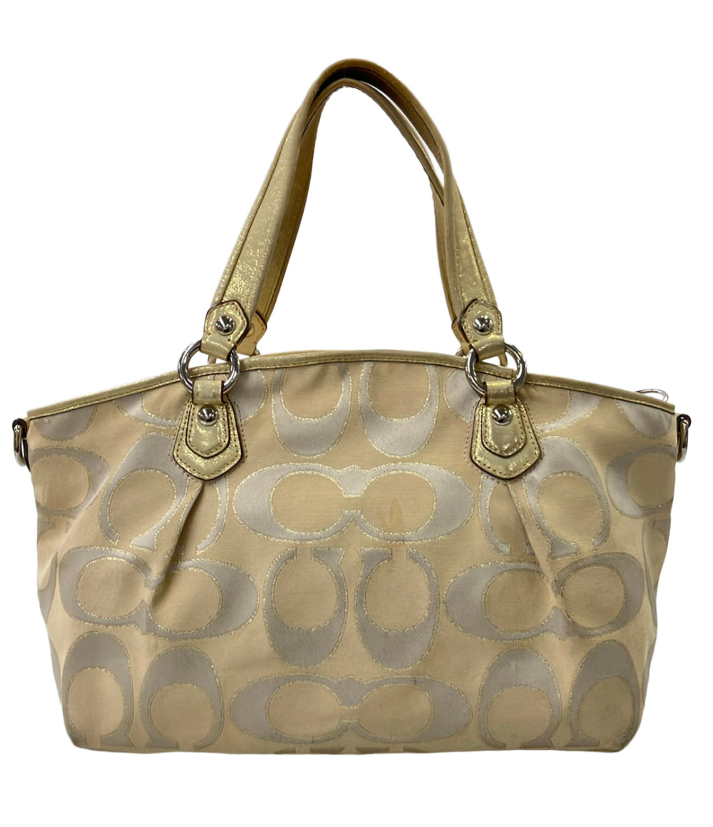 COACH 2WAYハンドバッグ ショルダーバッグ シグネチャー F16295