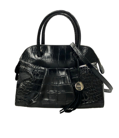 美品 FURLA 2WAY ハンドバッグ ショルダーバッグ 斜め掛け レディース フルラ