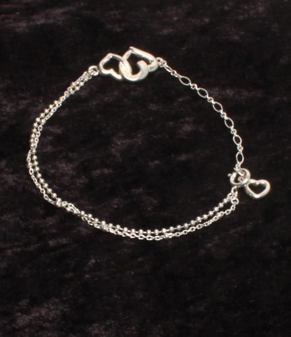 4℃ ブレスレット SV ハートモチーフ ボールチェーン レディース ヨンドシー