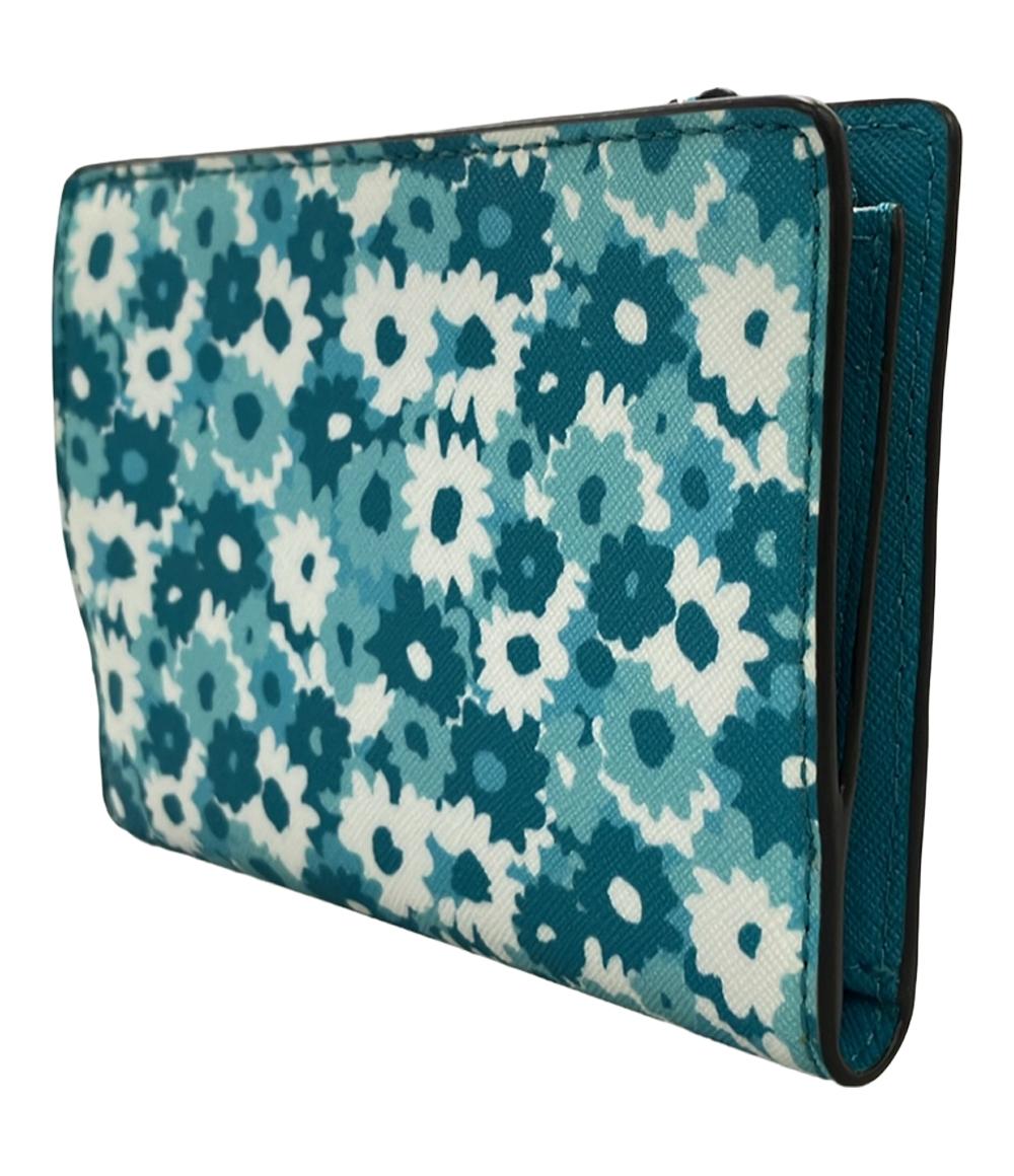 パ*実様 MICHAEL KORS 二つ折り財布 花柄 モノグラム 美品 MICHAEL KORS 二つ折り財布 花柄 レディース マイケルコース