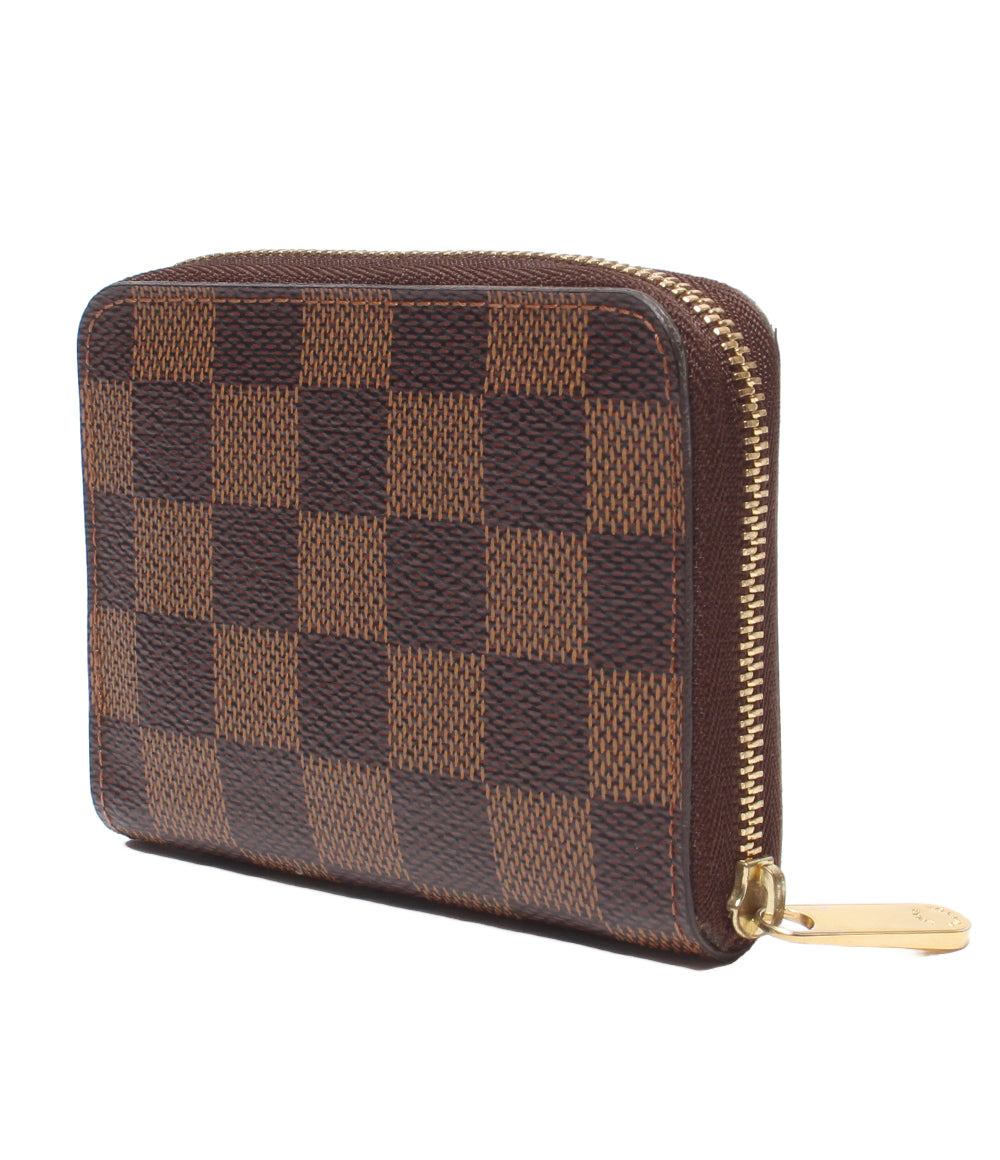 美品 LOUIS VUITTON コインケース ジッピーコインパース ダミエ N63070 レディース メンズ ルイ・ヴィトン