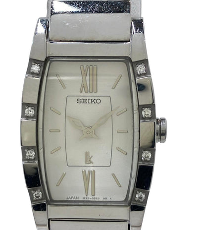 SEIKO 腕時計 lk ルキア クオーツ シルバー 1F20-0BK0 レディース セイコー
