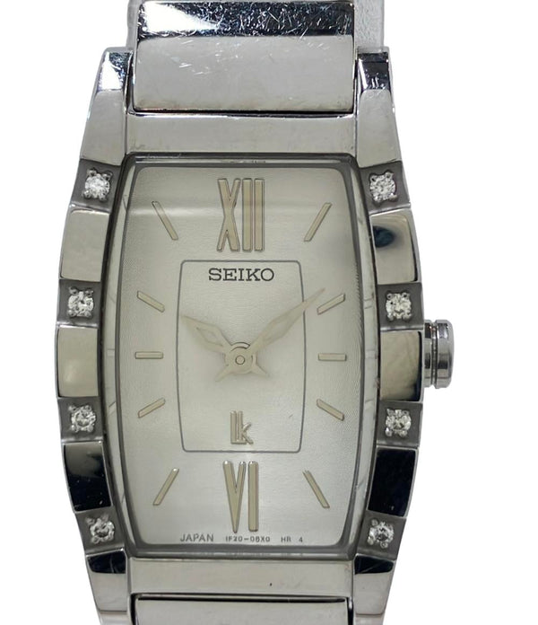 SEIKO 腕時計 lk ルキア クオーツ シルバー 1F20-0BK0 レディース セイコー