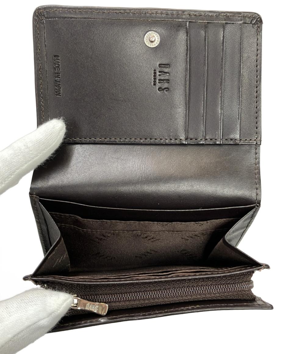 美品 DAKS 二つ折り財布 レディース ダックス
