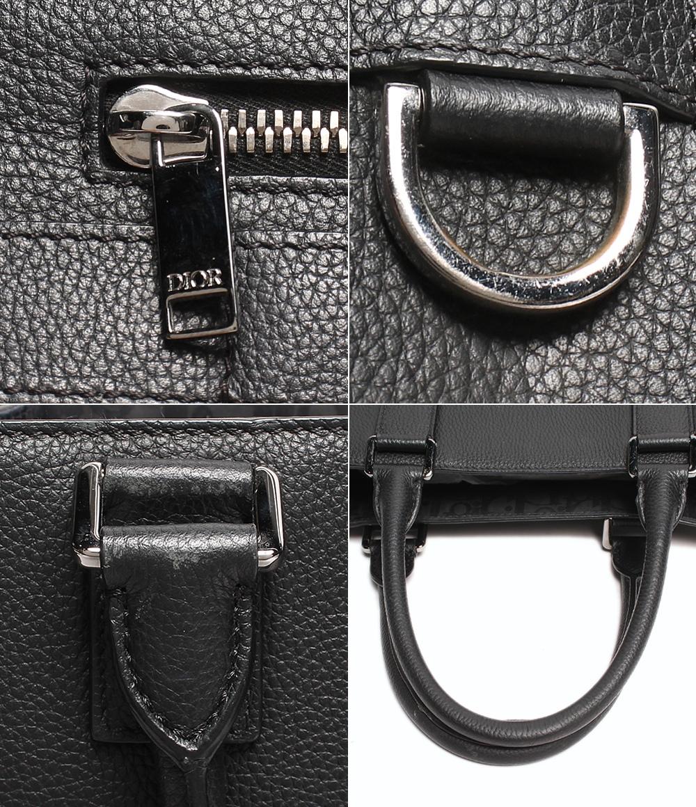 ディオール レザートートバッグ シルバー金具 サファリトート メンズ