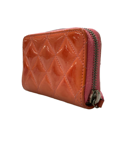 CHANEL カードケース エナメル マトラッセ レディース シャネル