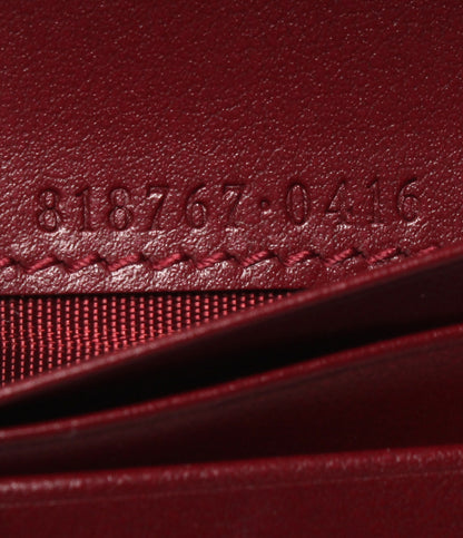 美品 GUCCI 二つ折り財布 GGスプリーム キャンバス ミニ ウォレット アニマル オウル 818767･0416 レディース グッチ
