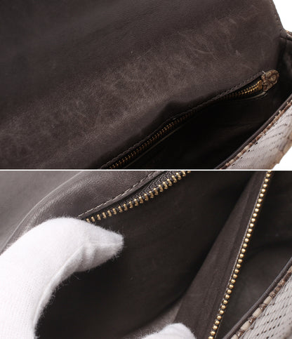 LOUIS VUITTON クラッチバッグ パイソン ポシェット ソービー レディース ルイ・ヴィトン