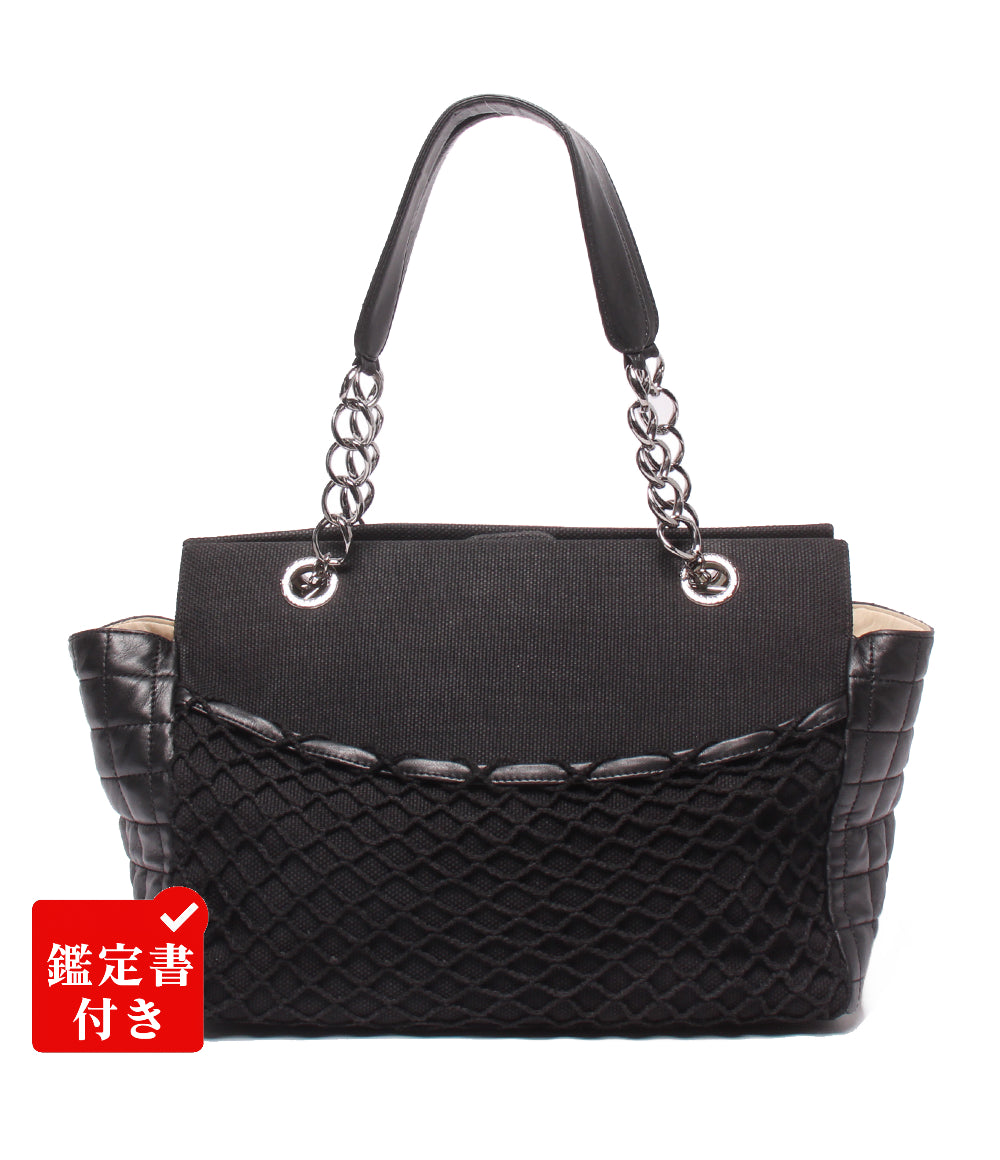 CHANEL チェーントートバッグ ショルダーバッグ 肩掛け シルバー金具 8