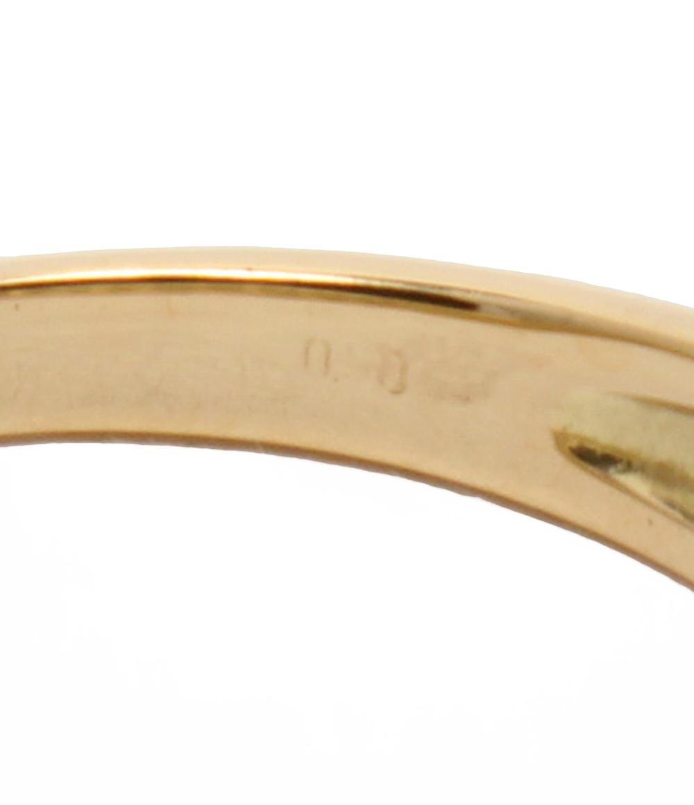 美品 リング 指輪 K18 ダイヤ 0.50ct レディース SIZE 11号