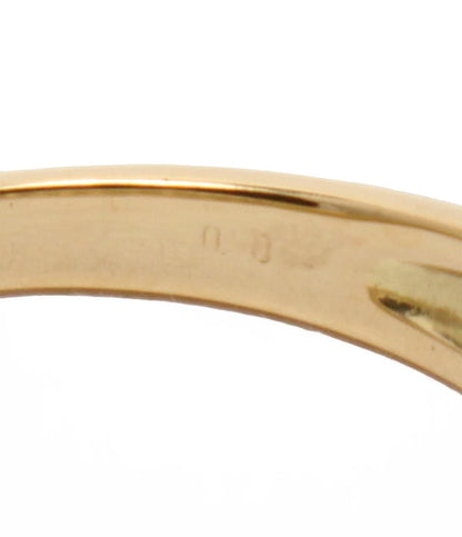 美品 リング 指輪 K18 ダイヤ 0.50ct レディース SIZE 11号