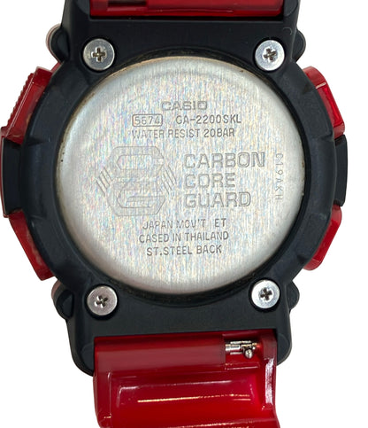 CASIO 腕時計 G-SHOCK クオーツ ブラック GA-2200SKL レディース メンズ カシオ