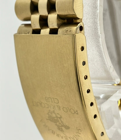 Santa Barbara Polo & Racquet Club 腕時計 クオーツ ホワイト S107M メンズ