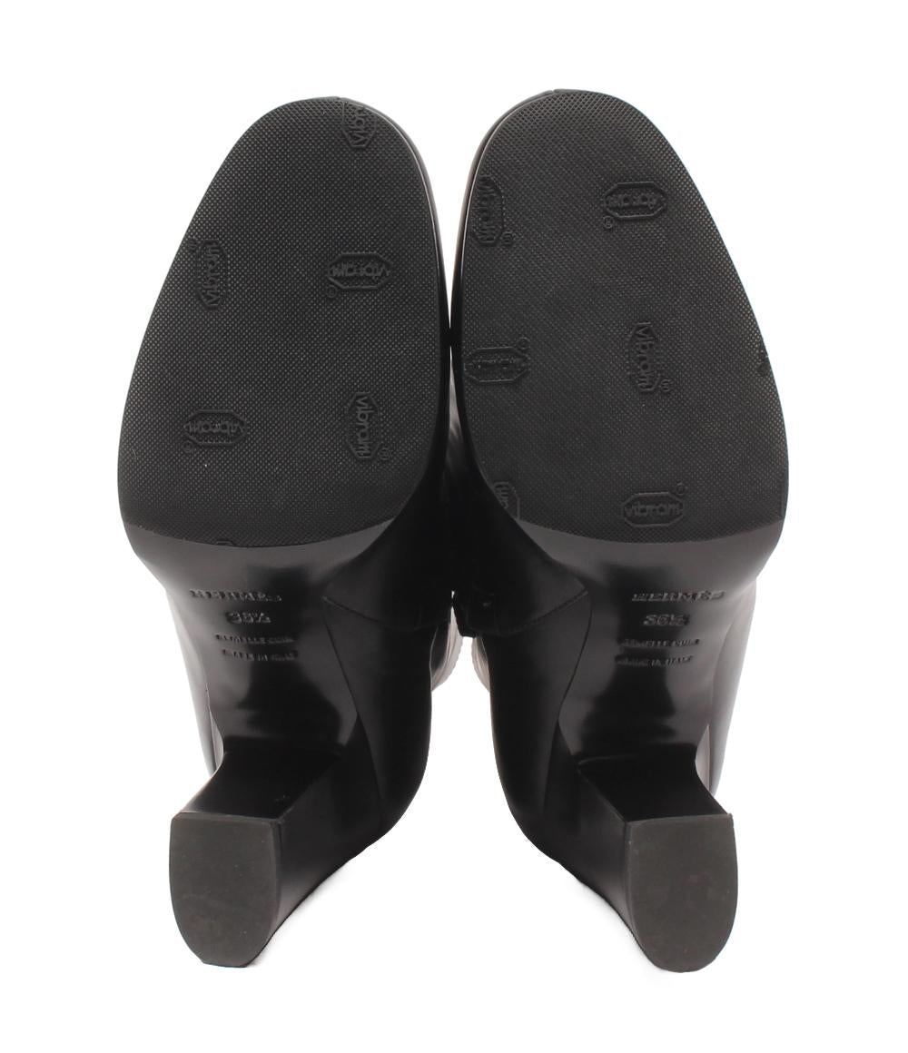 Hermès 黒 レザー ブーツ　　36ハーフ HERMES】エルメス『レザー ロングブーツ size36(約23cm)』レディース 1