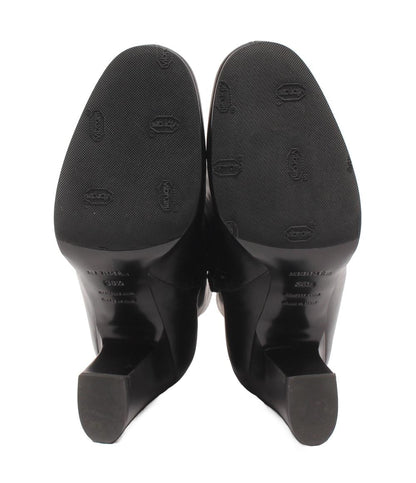 HERMES ショートブーツ エクスリブリス サイドジップ レザー レディース SIZE 36 1/2 (23.5cm) エルメス