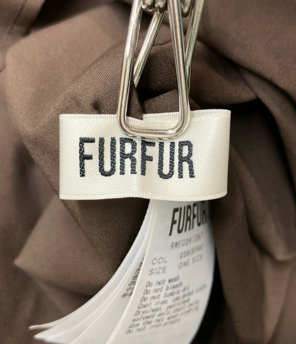 FUR FUR ノースリーブワンピース RWF0261097 レディース SIZE F ファーファー