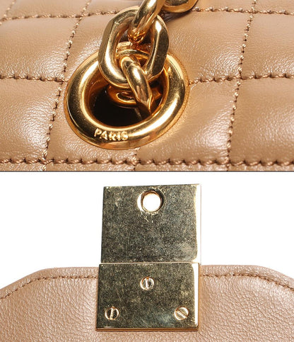 セリーヌ チェーンレザーショルダーバッグ ゴールド金具 C セー ミディアム Light Camel 187253BFC.02BA レディース CELINE