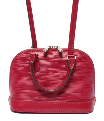 美品 LOUIS VUITTON 2way ショルダーバッグ ハンドバッグ 斜め掛け ナノアルマ エピ M50631 ルイ・ヴィトン