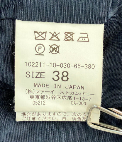 美品 ANAYI ノーカラーツイードジャケット レディース SIZE 38 (S) アナイ