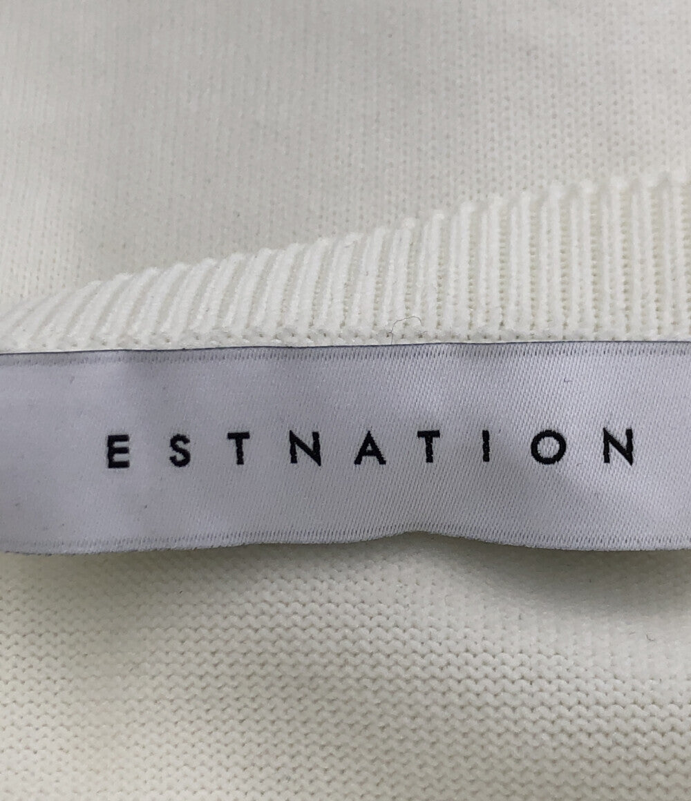 エストネーション  ホールガーメント半袖ニット      メンズ SIZE L (L) ESTNATION