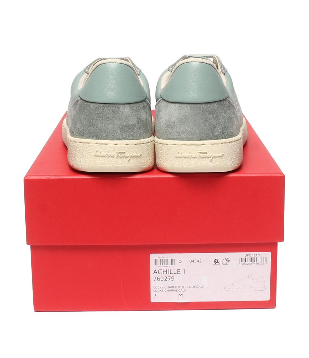 美品 FERRAGAMO ローカットスニーカー 769279 レディース SIZE 7 フェラガモ