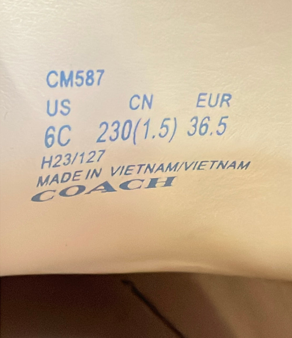 COACH ローファー 厚底 レディース SIZE US 6 C コーチ