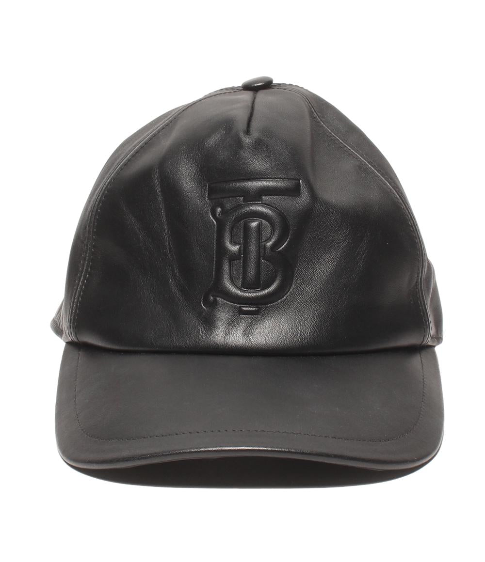 BURBERRY レザーキャップ 8020234 メンズ レディース SIZE M