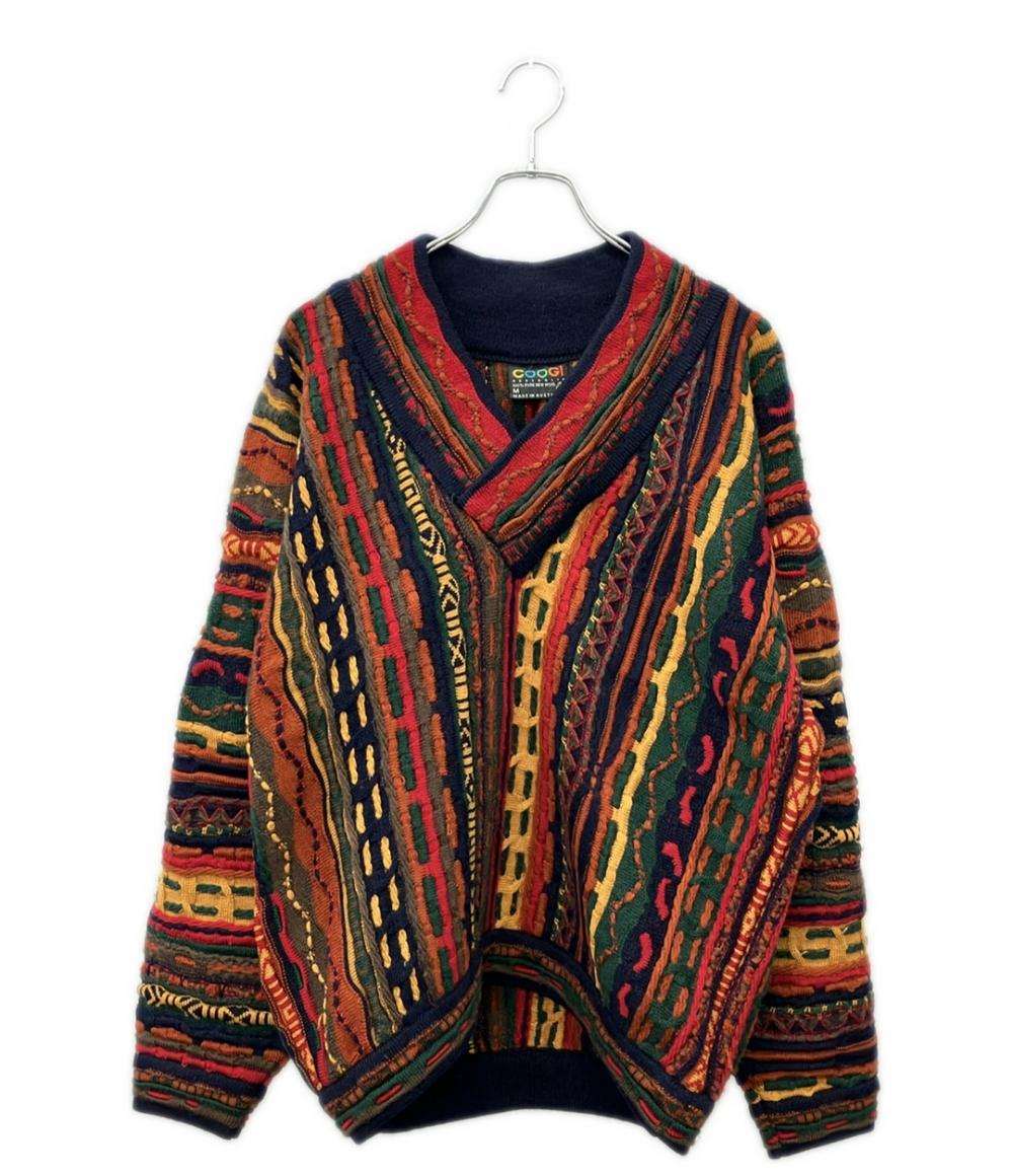 COOGI 長袖 3D ニット メンズ SIZE M クージー