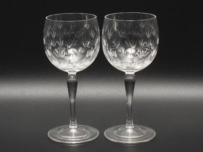ティファニー ワイングラス 2点セット ペア フローレット TIFFANY&Co.