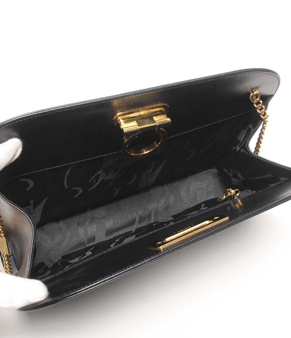 Salvatore Ferragamo チェーンショルダーバッグ 斜め掛け ガンチーニ