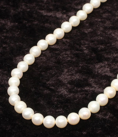 美品 ネックレス 淡水パール6.5-7.0mm レディース