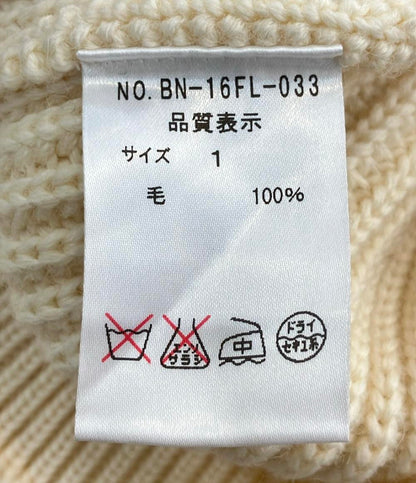 美品 BATONER 長袖 ニット ハイネック レディース SIZE 1 (S) バトナー