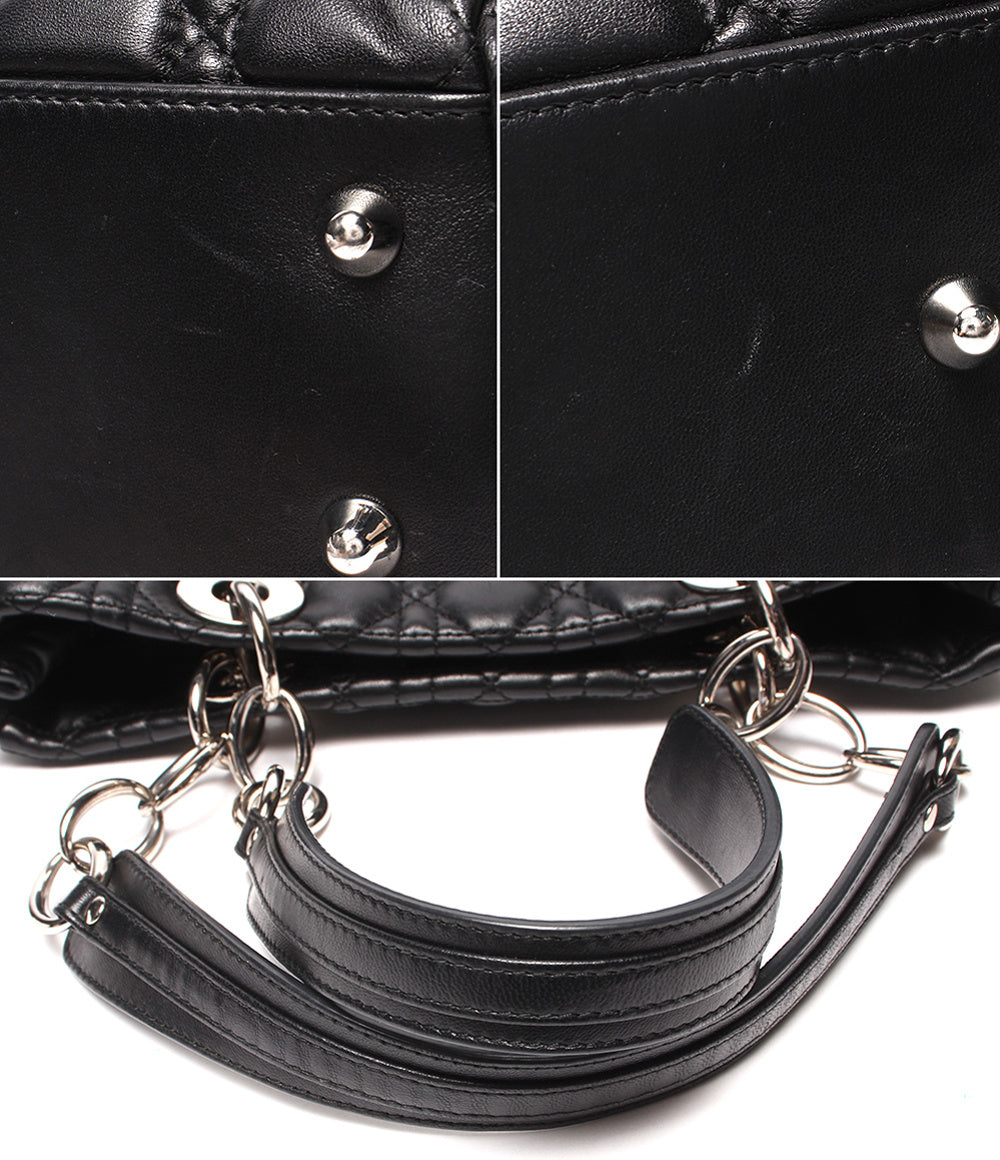 Christian Dior チェーンハンドバッグ チェーントートバッグ 肩掛け ソフト ショッピング トート レディディオール レディース