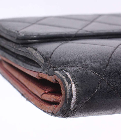 CHANEL 長財布 シルバー金具 10番台 マトラッセ レディース シャネル