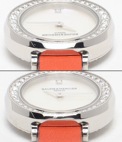 Baume & Mercier 腕時計 2重巻きベルト プティ プロメス クオーツ シェル M0A10290 レディース ボーム＆メルシェ