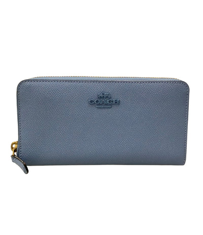 美品 COACH ラウンドファスナー長財布 レザー 89679 レディース コーチ