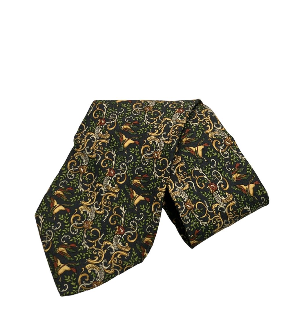 Salvatore Ferragamo ネクタイ シルク100% メンズ サルヴァトーレ