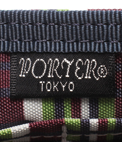 美品 PORTER MARNI 長財布 チェック柄 レディース メンズ ポーター マルニ