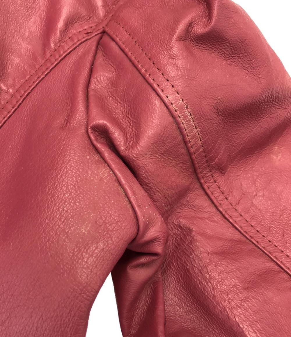 訳あり オットー レザージャケット レディース SIZE L (L) Otto