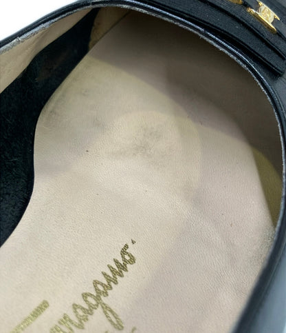 Salvatore Ferragamo ラウンドトゥパンプス 41606 レディース SIZE 7 1/2 サルヴァトーレフェラガモ
