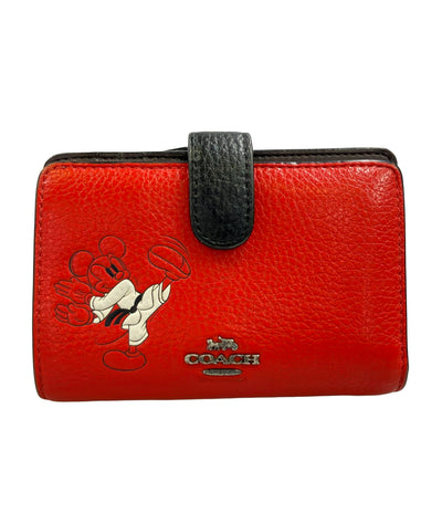 COACH Disney 二つ折り財布 ミッキーマウス レディース コーチ ディズニー