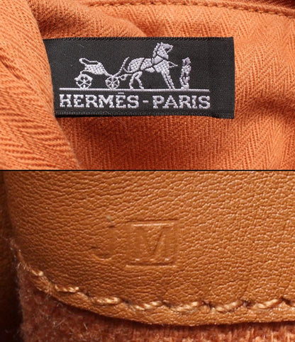 HERMES 2WAYトートバッグ ショルダーバッグ 肩掛け □M刻印 シルバー金具 キャラバンホリゾンタルMM レディース エルメス