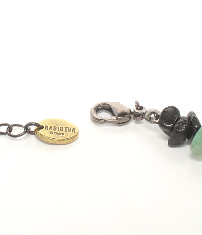 美品 VIVIFY RADIO EVA ネックレス エヴァンゲリオン Pebble＆ Metal Chip's Beads Cord 闇夜 ユニセックス ビビファイ