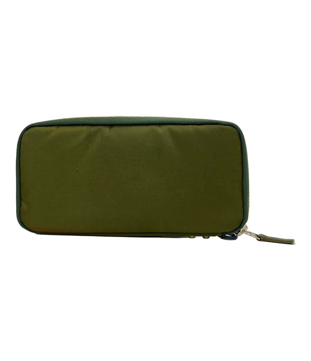 PORTER　sacai　長財布　ラウンドファスナー　レザー　ブラック　オレンジ PORTER sacai 長財布 ラウンドファスナー ブラック オレンジ 小物