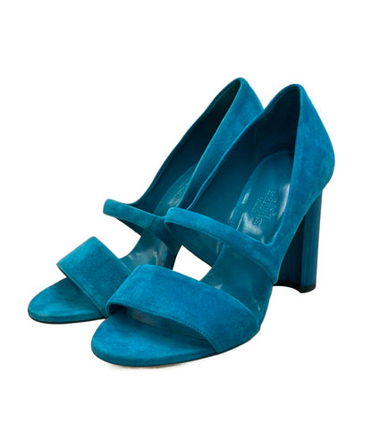 HERMES パンプス サンダル スウェード レディース SIZE 35.5 (23cm) エルメス