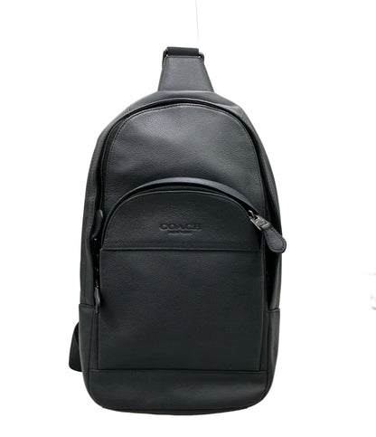 美品 COACH ボディバッグ レザー F49312 メンズ コーチ