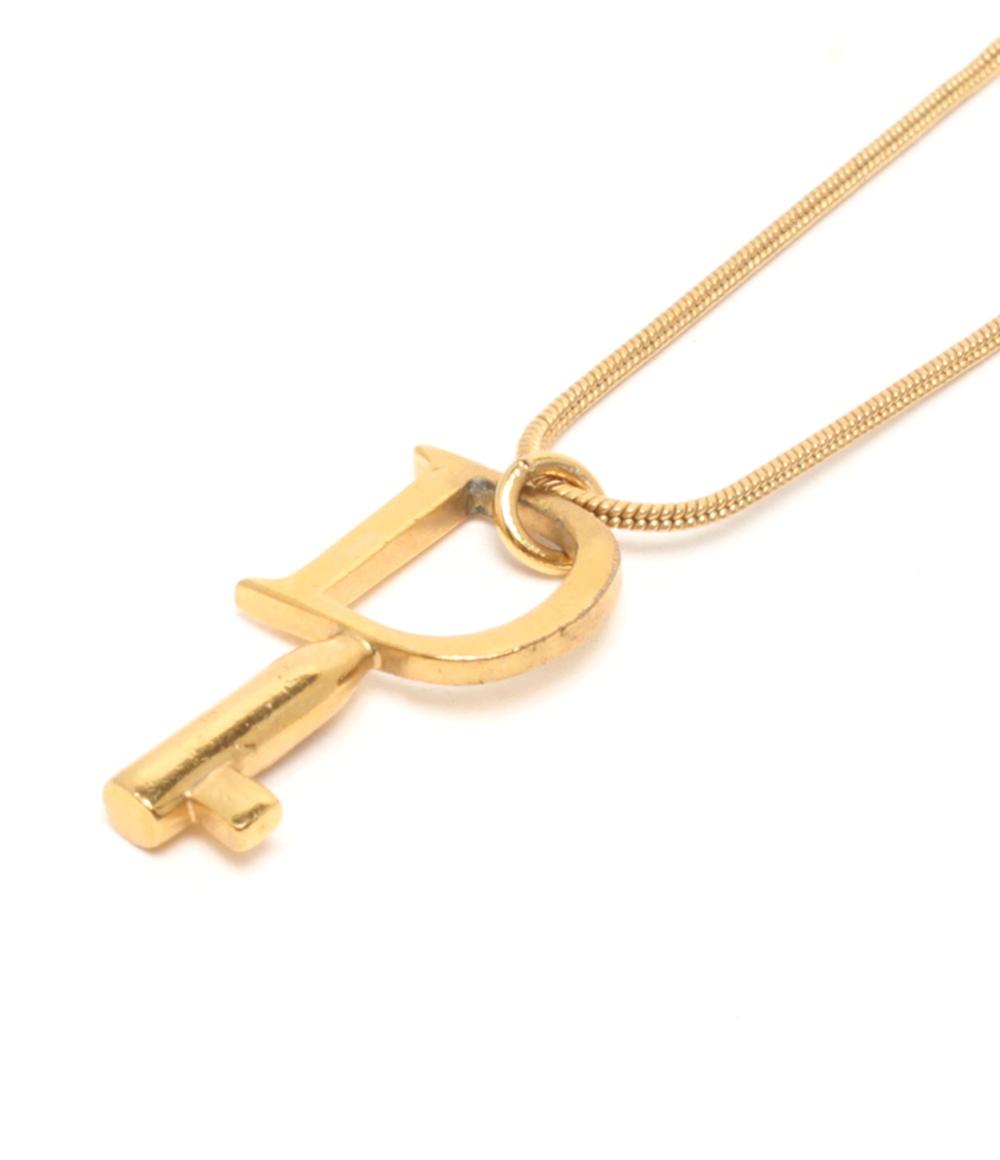 Christian Dior ネックレス ロゴモチーフ 中古・古着通販】Christian Dior (クリスチャン ディオール) ロゴ 雪の