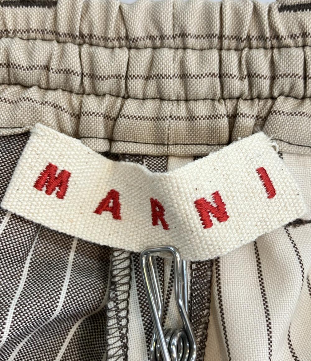 美品 マルニ ハーフパンツ ストライプ柄 メンズ SIZE 46 MARNI