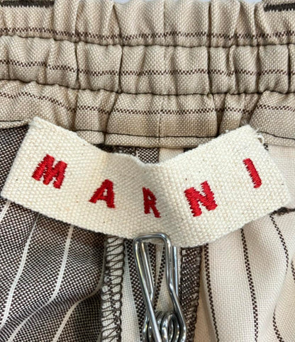 美品 マルニ ハーフパンツ ストライプ柄 メンズ SIZE 46 MARNI